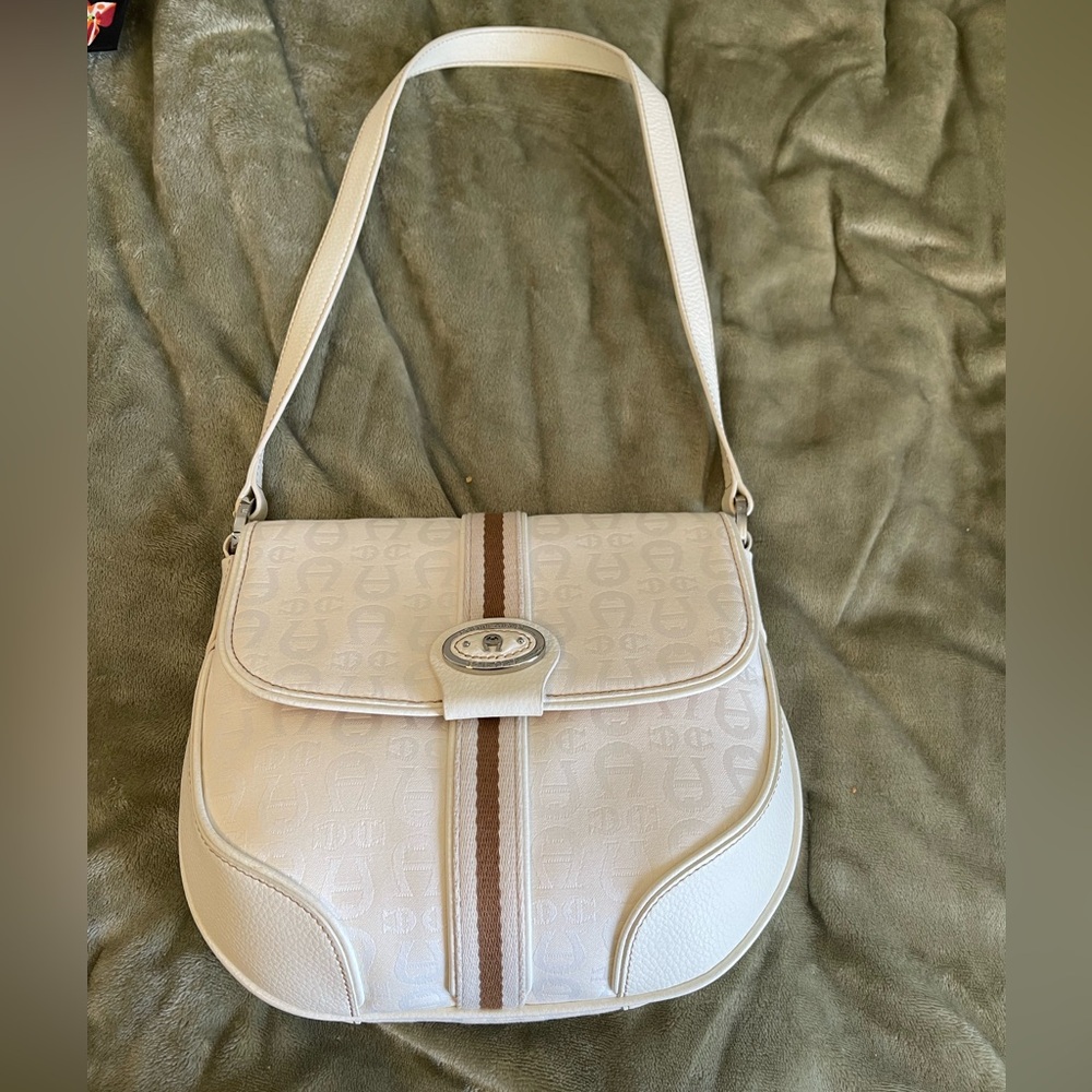 NWT. Cream over the shoulder bag. Small to medium size